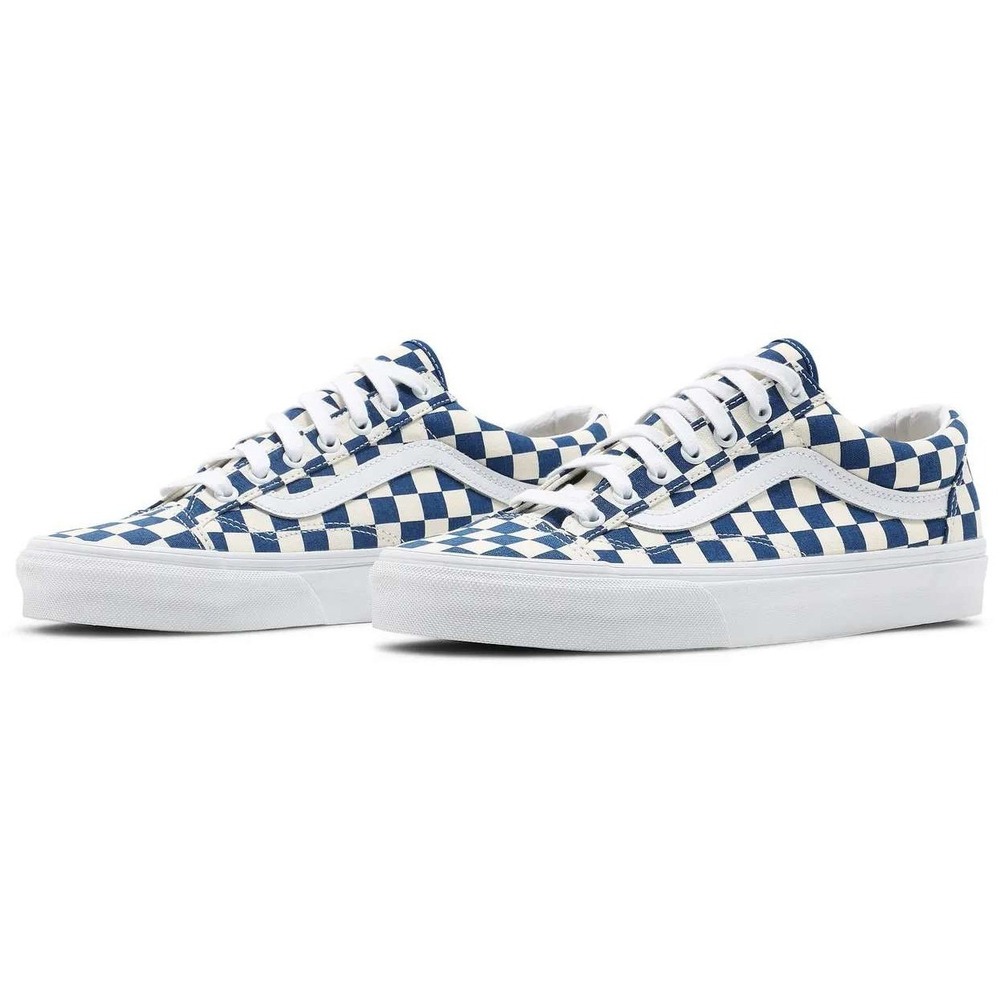 Vans Style 36 True Blue Checkerboard Sneakers Mens 9/ Womens 10.5